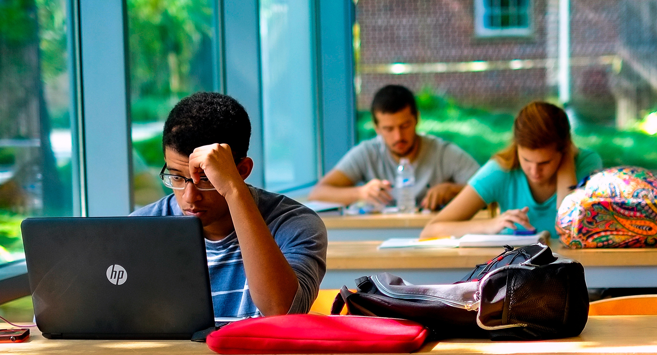 Students Studying