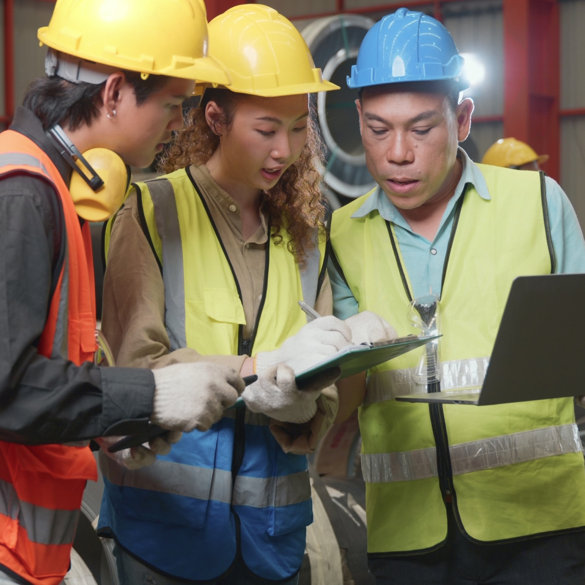 manager-leader-training-and-assigning-job-for-team-of-technicians