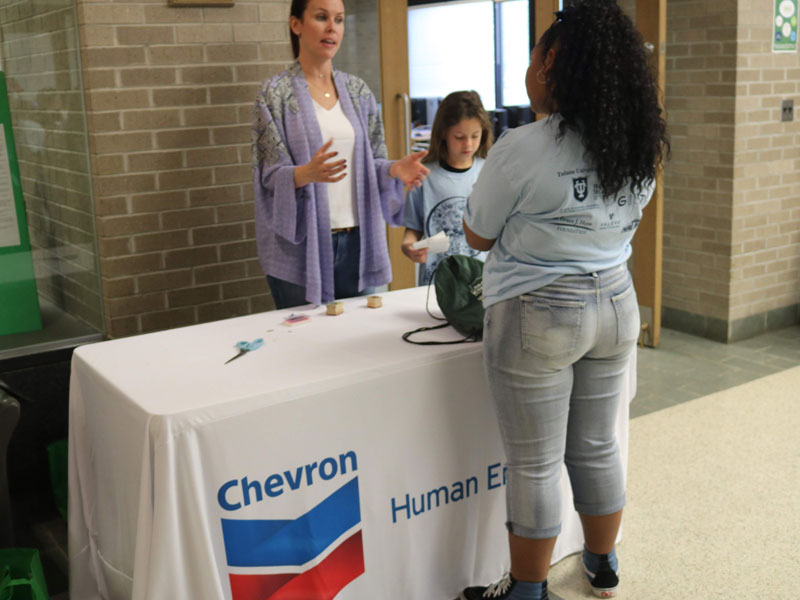 Chevron community partner at our GiST event