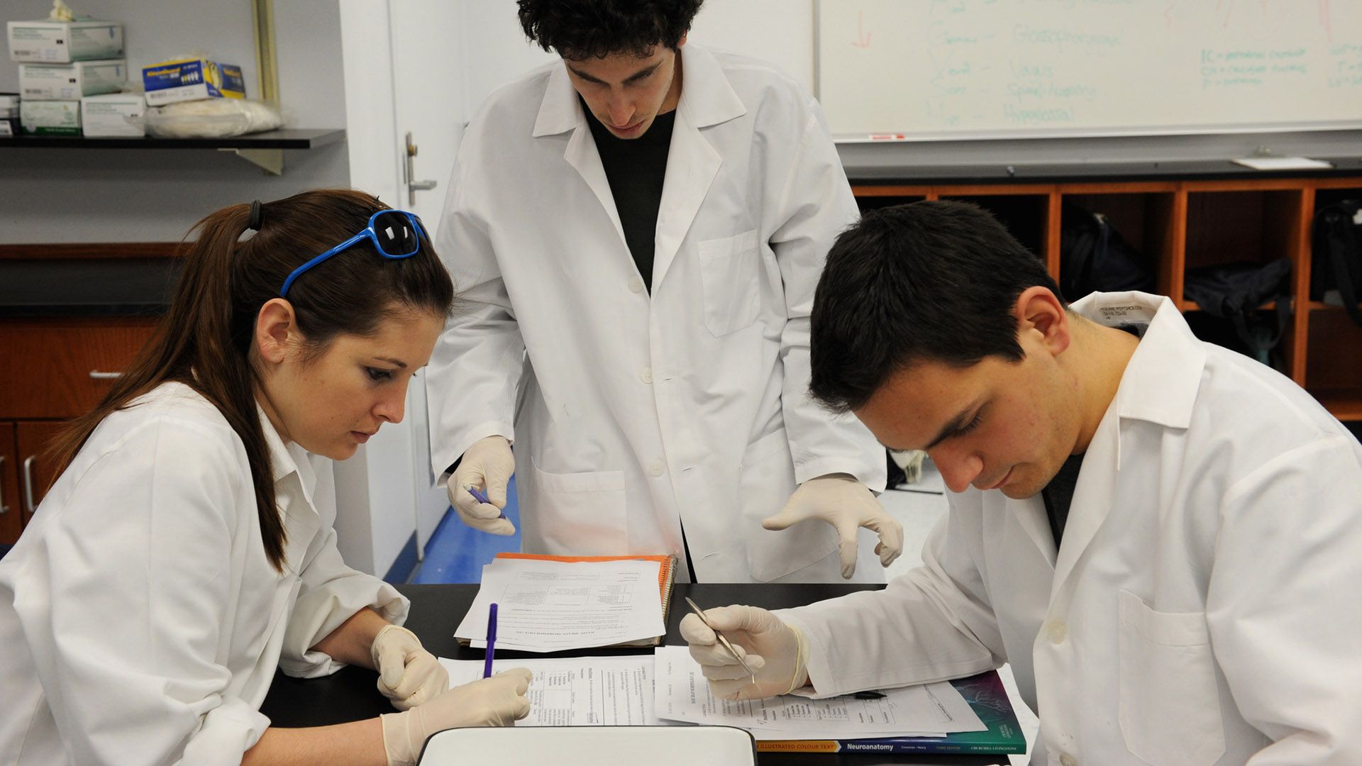 Neuroscience Program lab students