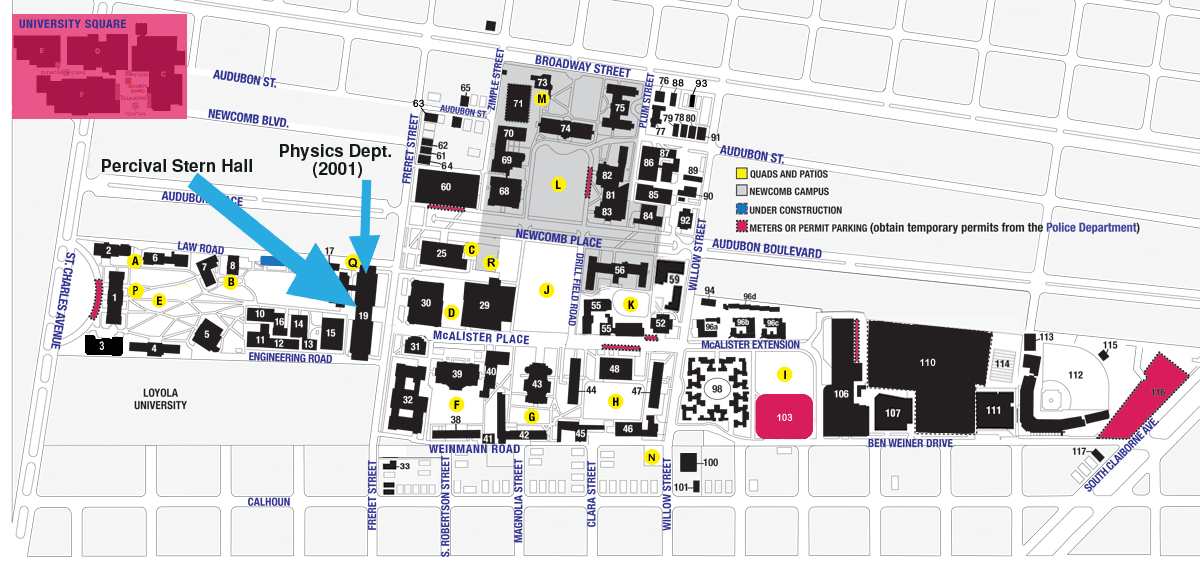Uptown Campus Map