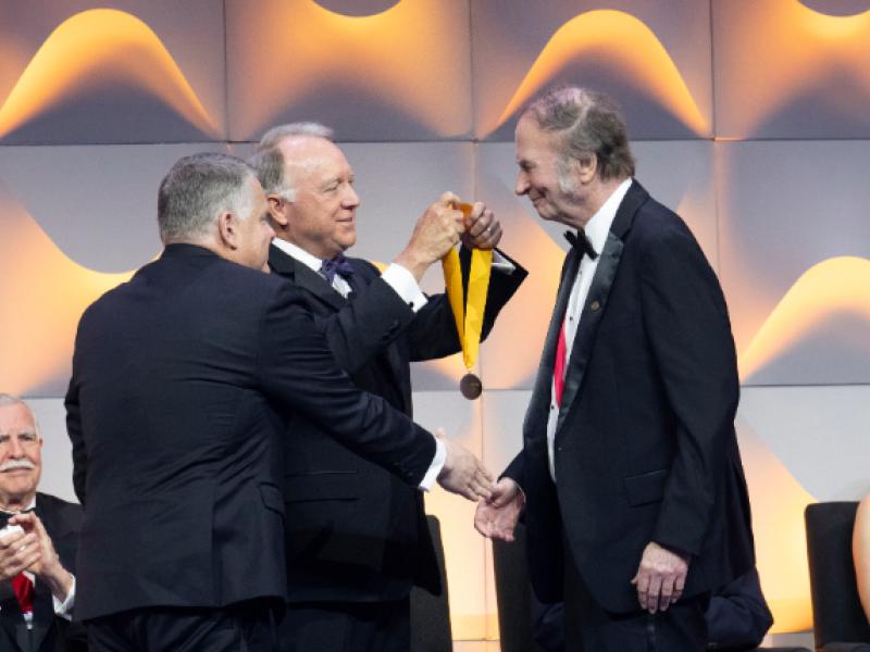 Dr. John Perdew Receiving Franklin Medal
