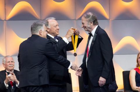 Dr. John Perdew Receiving Franklin Medal