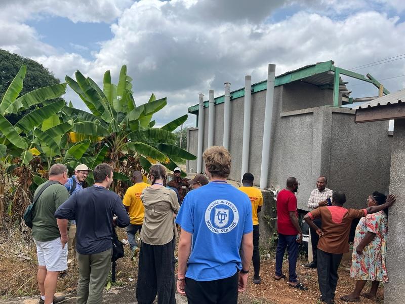 Tulane SSE Students in Ghana